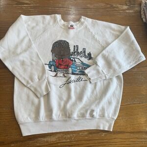 Vintage Charlie Brown Lucille Crewneck Sweatshirt USA 100% Cotton L
